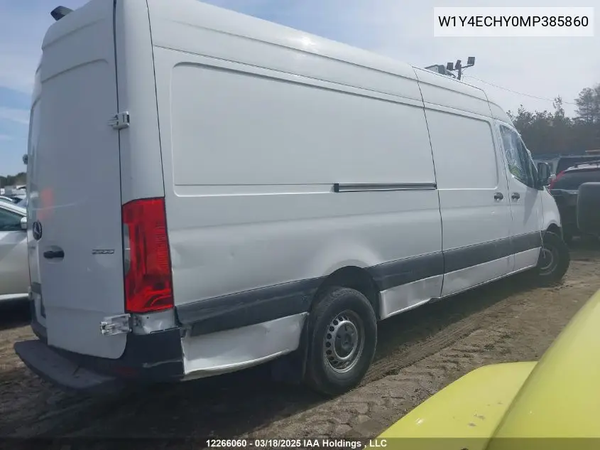 2021 Mercedes-Benz Sprinter VIN: W1Y4ECHY0MP385860 Lot: 12266060