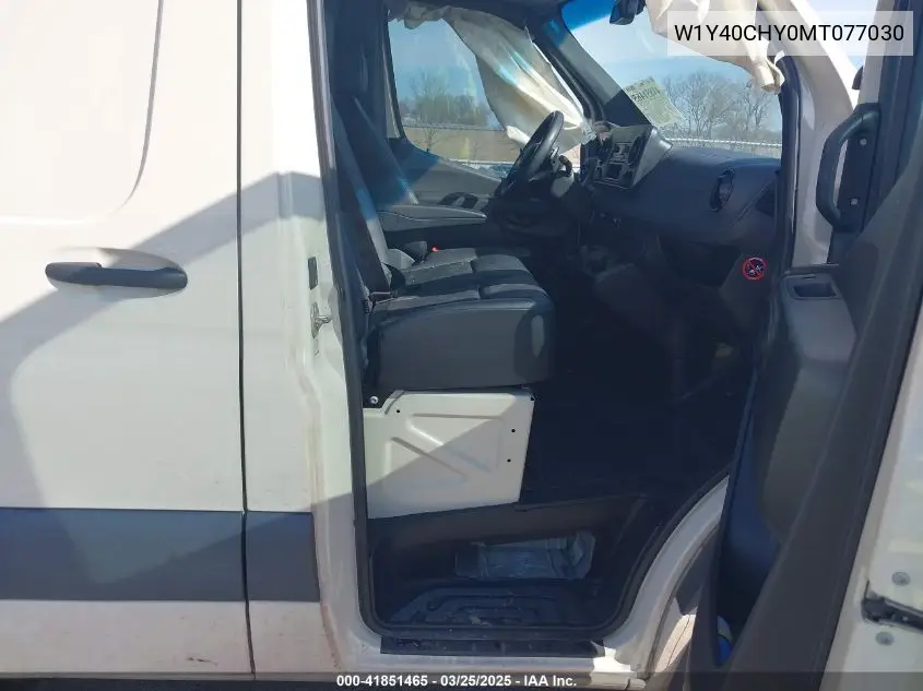 2021 Mercedes-Benz Sprinter 2500 High Roof I4 VIN: W1Y40CHY0MT077030 Lot: 41851465