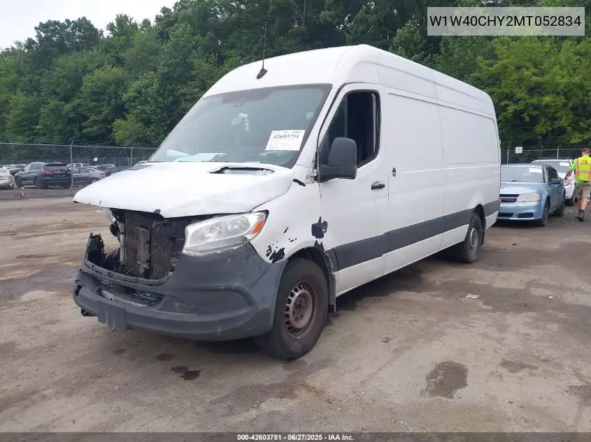 2021 Mercedes-Benz Sprinter 2500 High Roof I4 VIN: W1W40CHY2MT052834 Lot: 42603751