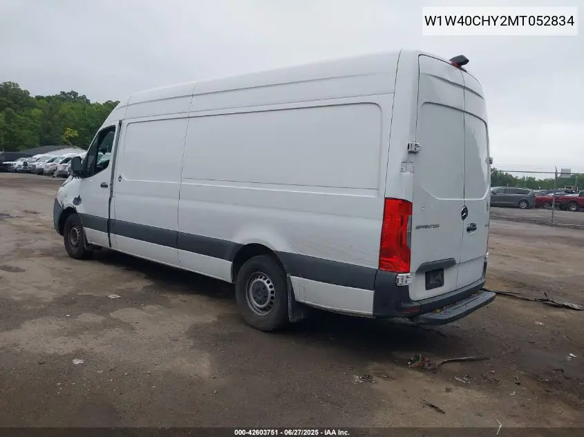 2021 Mercedes-Benz Sprinter 2500 High Roof I4 VIN: W1W40CHY2MT052834 Lot: 42603751