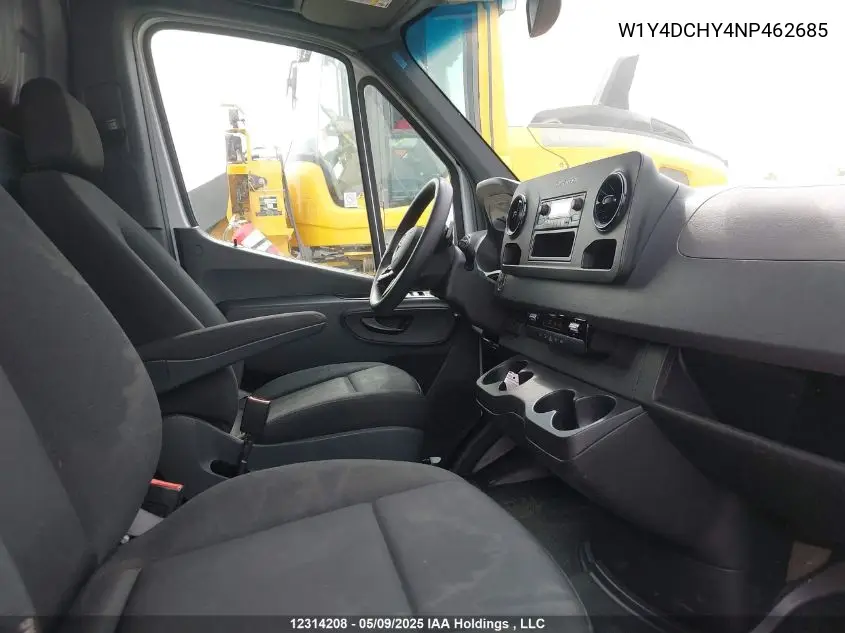 2022 Mercedes-Benz Sprinter 2500 VIN: W1Y4DCHY4NP462685 Lot: 12314208