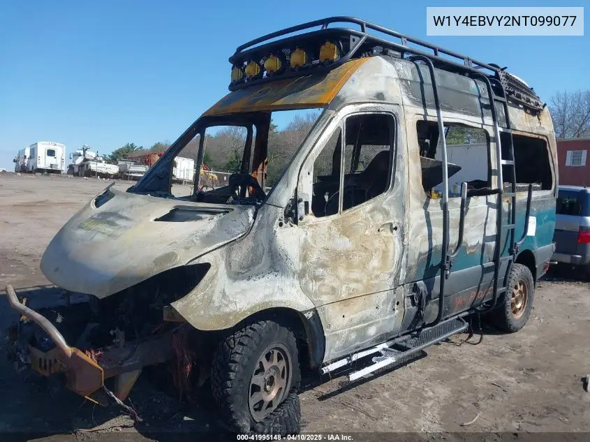 2022 Mercedes-Benz Sprinter 2500 Standard Roof V6 VIN: W1Y4EBVY2NT099077 Lot: 41995148
