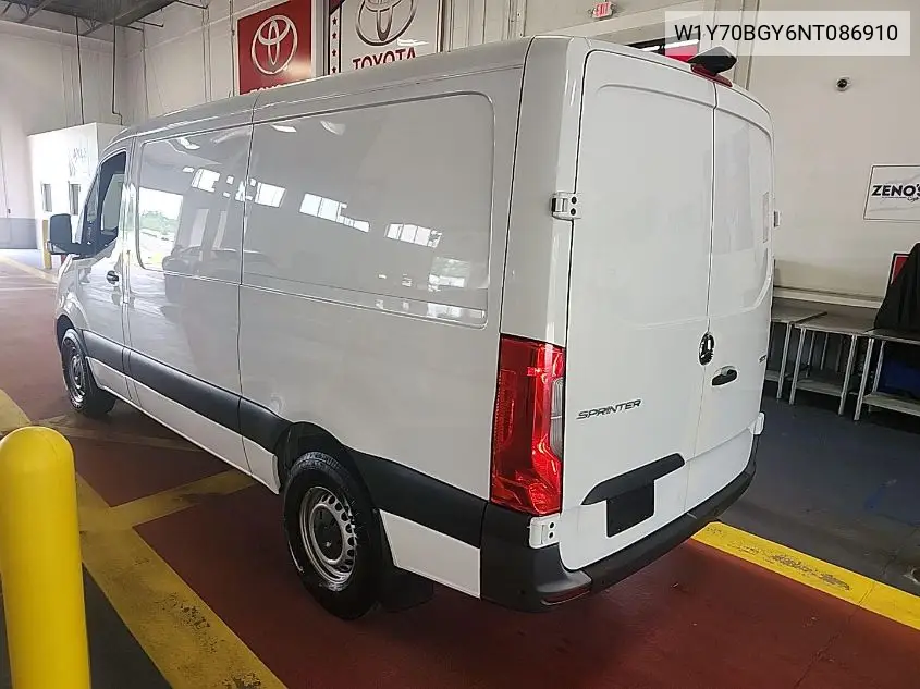 2022 Mercedes-Benz Sprinter 1500 VIN: W1Y70BGY6NT086910 Lot: 42613119