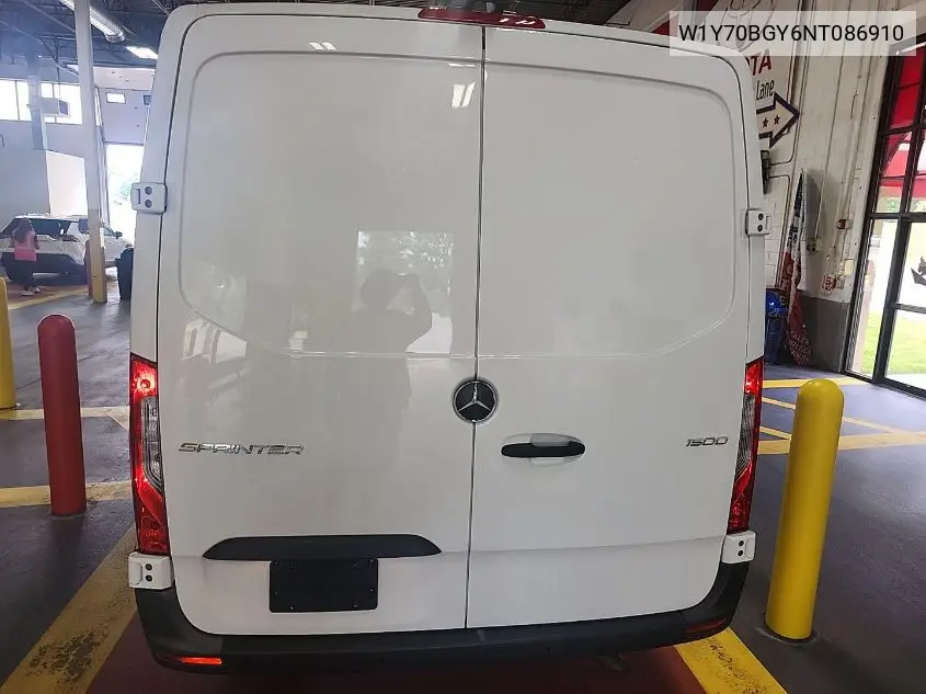 2022 Mercedes-Benz Sprinter 1500 VIN: W1Y70BGY6NT086910 Lot: 42613119