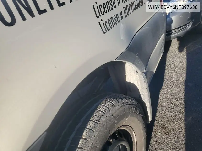 2022 Mercedes-Benz Sprinter 2500 VIN: W1Y4EBVY6NT097638 Lot: 42615406