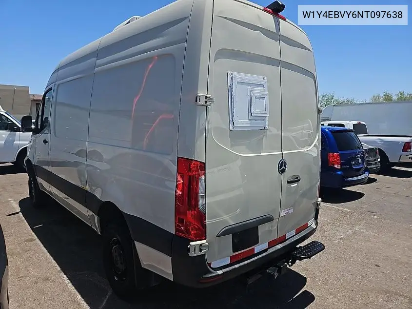 2022 Mercedes-Benz Sprinter 2500 VIN: W1Y4EBVY6NT097638 Lot: 42615406