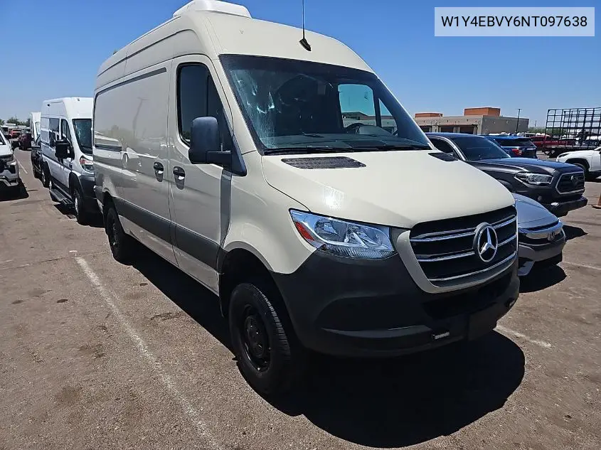 2022 Mercedes-Benz Sprinter 2500 VIN: W1Y4EBVY6NT097638 Lot: 42615406