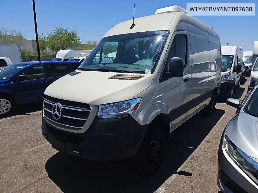 2022 Mercedes-Benz Sprinter 2500 VIN: W1Y4EBVY6NT097638 Lot: 42615406