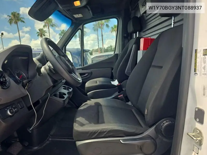 2022 Mercedes-Benz Sprinter 1500 VIN: W1Y70BGY3NT088937 Lot: 42633645