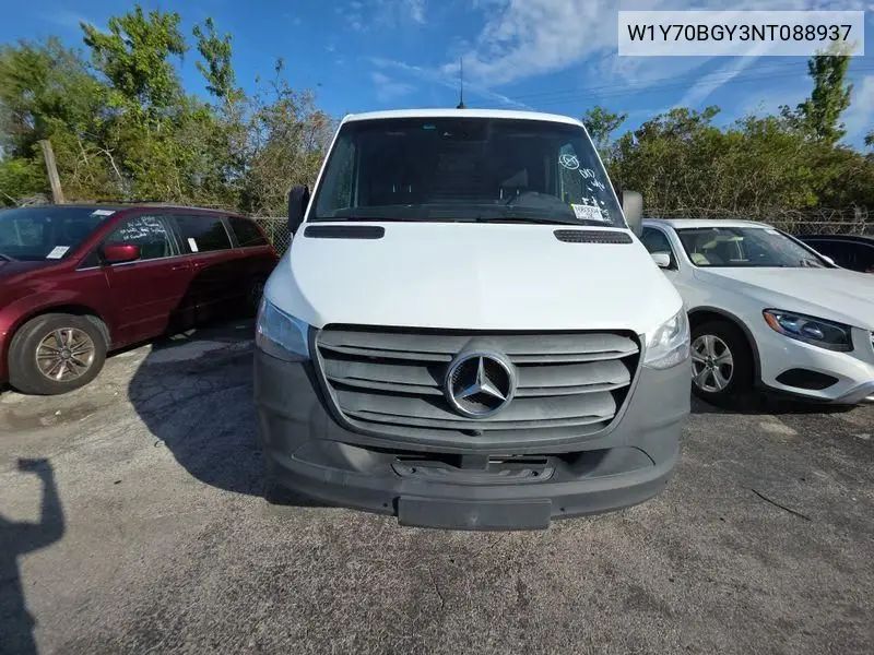 2022 Mercedes-Benz Sprinter 1500 VIN: W1Y70BGY3NT088937 Lot: 42633645