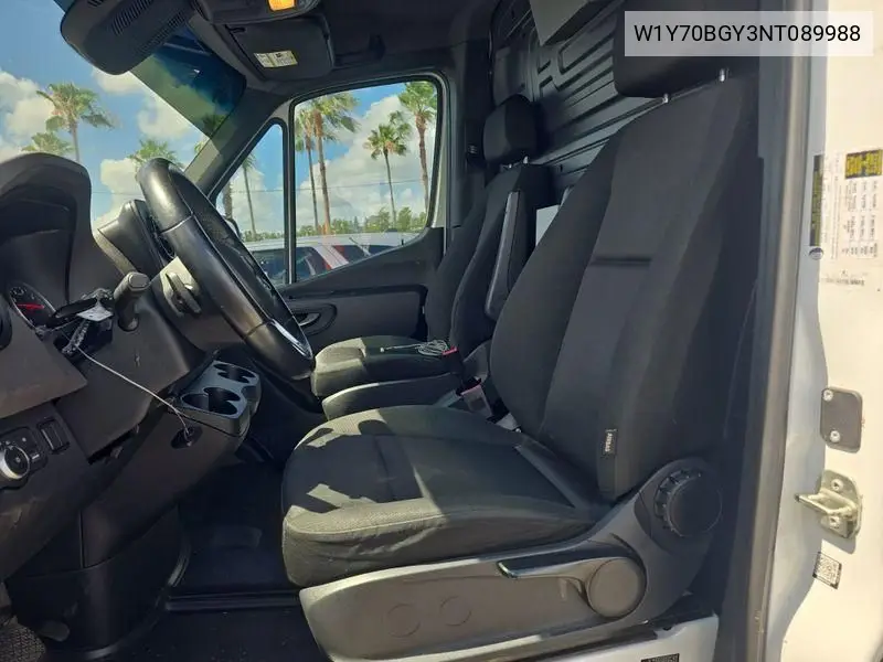 2022 Mercedes-Benz Sprinter 1500 VIN: W1Y70BGY3NT089988 Lot: 42633648