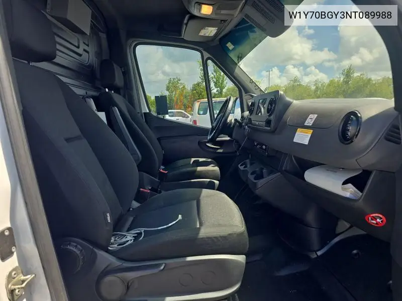 2022 Mercedes-Benz Sprinter 1500 VIN: W1Y70BGY3NT089988 Lot: 42633648