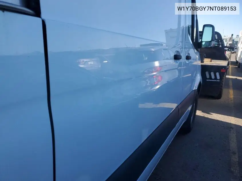 2022 Mercedes-Benz Sprinter 1500 VIN: W1Y70BGY7NT089153 Lot: 42642835