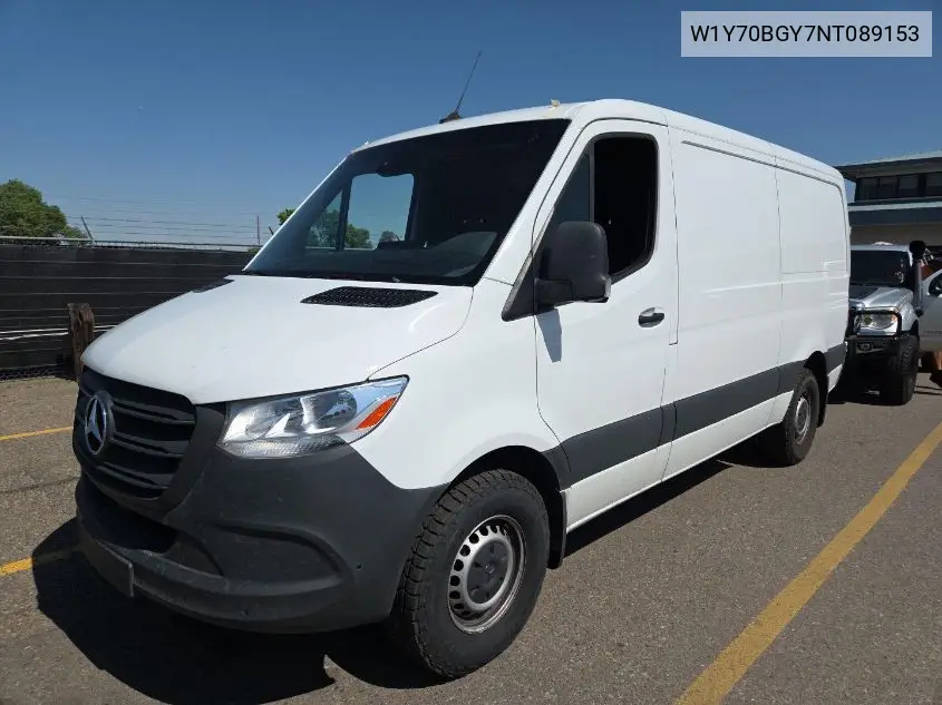 2022 Mercedes-Benz Sprinter 1500 VIN: W1Y70BGY7NT089153 Lot: 42642835