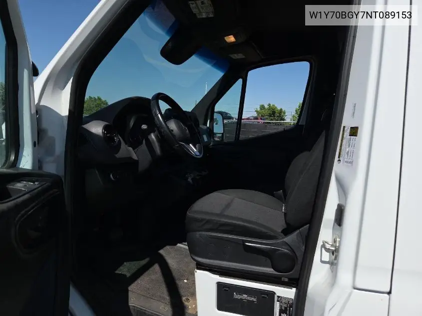 2022 Mercedes-Benz Sprinter 1500 VIN: W1Y70BGY7NT089153 Lot: 42642835