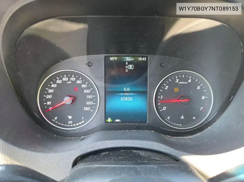 2022 Mercedes-Benz Sprinter 1500 VIN: W1Y70BGY7NT089153 Lot: 42642835