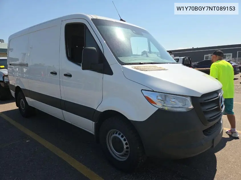 2022 Mercedes-Benz Sprinter 1500 VIN: W1Y70BGY7NT089153 Lot: 42642835