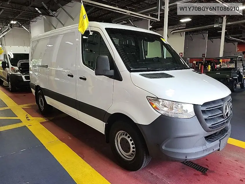 w1y70bgy6nt086910 W1Y70BGY6NT086910 2022 Mercedes-Benz Sprinter 1500 Standard Roof I4
