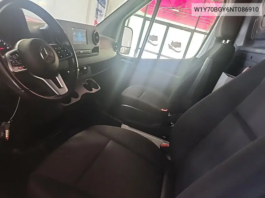 w1y70bgy6nt086910 W1Y70BGY6NT086910 2022 Mercedes-Benz Sprinter 1500 Standard Roof I4