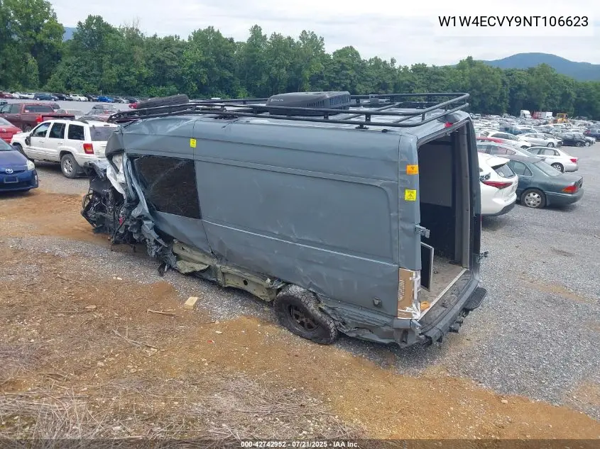 2022 Mercedes-Benz Sprinter High Roof V6 VIN: W1W4ECVY9NT106623 Lot: 42742952