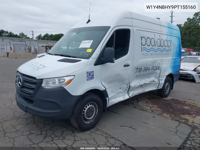 2023 Mercedes-Benz Sprinter 2500 Standard Roof 4-Cyl Diesel Ho VIN: W1Y4NBHY9PT155160 Lot: 42562893