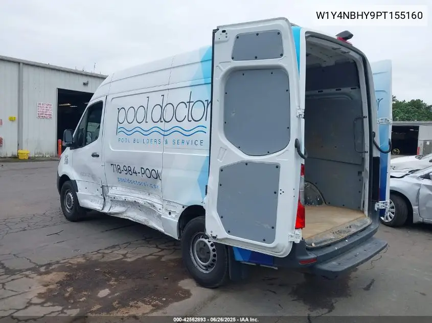 2023 Mercedes-Benz Sprinter 2500 Standard Roof 4-Cyl Diesel Ho VIN: W1Y4NBHY9PT155160 Lot: 42562893