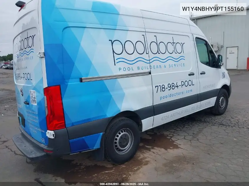 2023 Mercedes-Benz Sprinter 2500 Standard Roof 4-Cyl Diesel Ho VIN: W1Y4NBHY9PT155160 Lot: 42562893