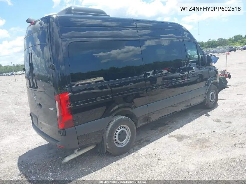 2023 Mercedes-Benz Sprinter 2500 VIN: W1Z4NFHY0PP602518 Lot: 42573085