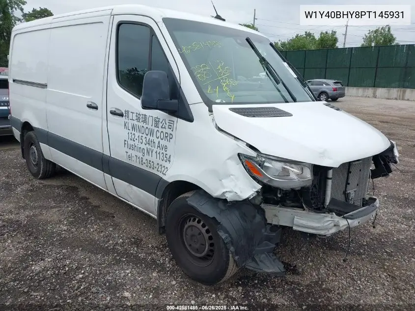 2023 Mercedes-Benz Sprinter 2500 Standard Roof 4-Cyl Gas VIN: W1Y40BHY8PT145931 Lot: 42581485
