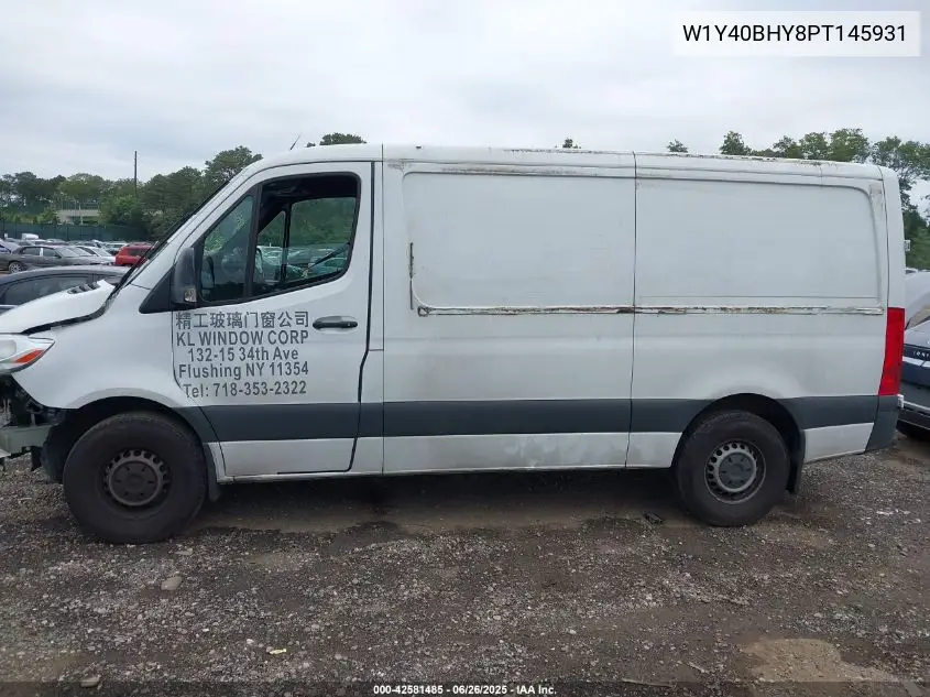 2023 Mercedes-Benz Sprinter 2500 Standard Roof 4-Cyl Gas VIN: W1Y40BHY8PT145931 Lot: 42581485
