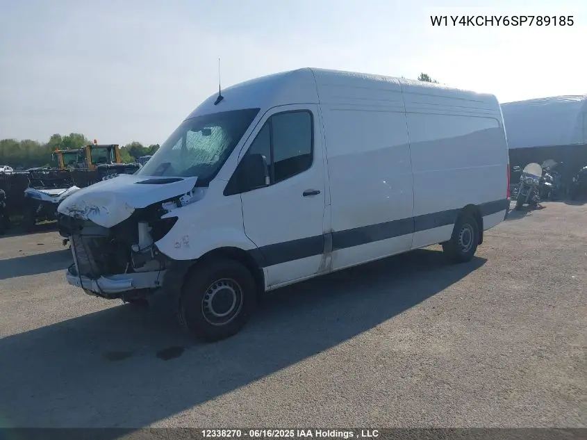 2025 Mercedes-Benz Sprinter 2500 VIN: W1Y4KCHY6SP789185 Lot: 12338270