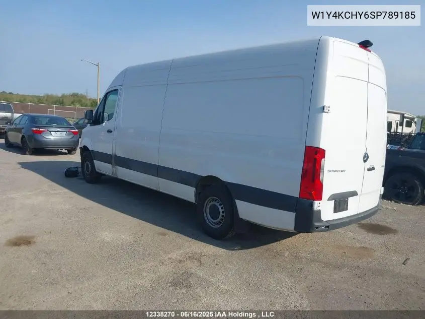 2025 Mercedes-Benz Sprinter 2500 VIN: W1Y4KCHY6SP789185 Lot: 12338270