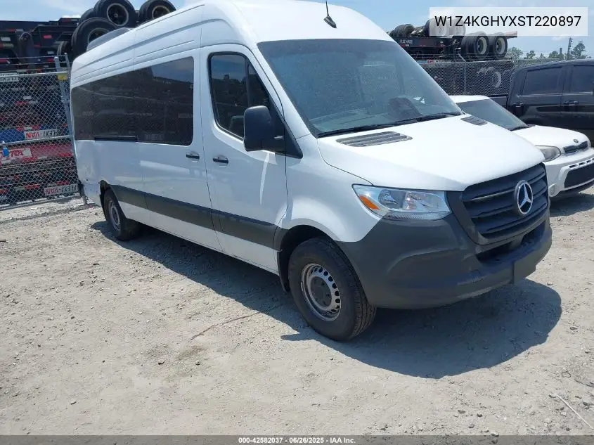 2025 Mercedes-Benz Sprinter 2500 High Roof 4-Cyl Diesel VIN: W1Z4KGHYXST220897 Lot: 42582037