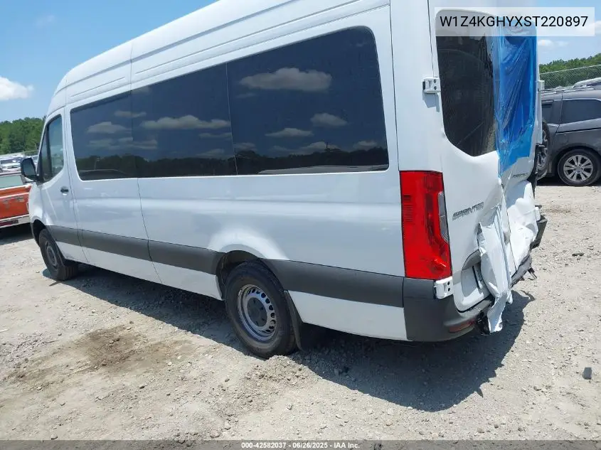 2025 Mercedes-Benz Sprinter 2500 High Roof 4-Cyl Diesel VIN: W1Z4KGHYXST220897 Lot: 42582037