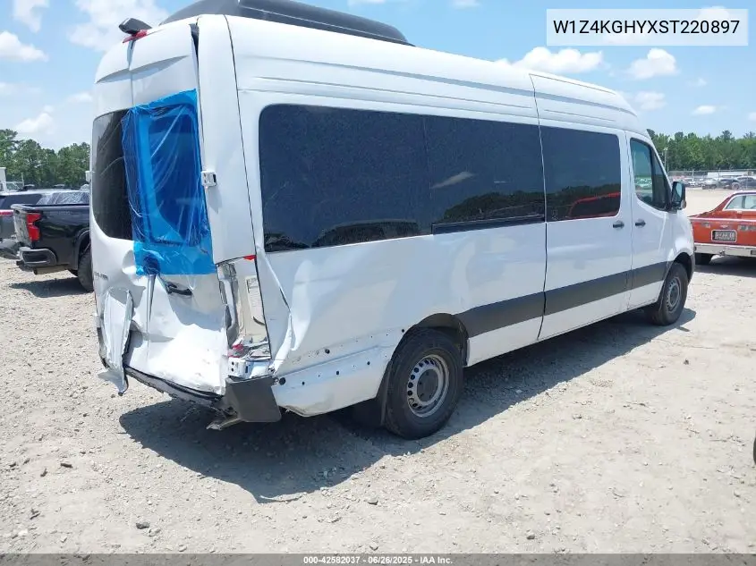 2025 Mercedes-Benz Sprinter 2500 High Roof 4-Cyl Diesel VIN: W1Z4KGHYXST220897 Lot: 42582037