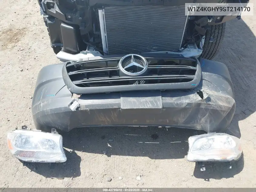 2025 Mercedes-Benz Sprinter 2500 High Roof 4-Cyl Diesel VIN: W1Z4KGHY9ST214170 Lot: 42795410