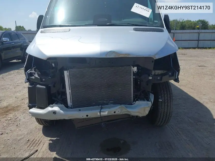 2025 Mercedes-Benz Sprinter 2500 High Roof 4-Cyl Diesel VIN: W1Z4KGHY9ST214170 Lot: 42795410