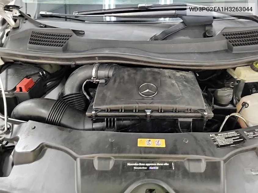 2017 Mercedes-Benz Metris VIN: WD3PG2EA1H3263044 Lot: 41061103