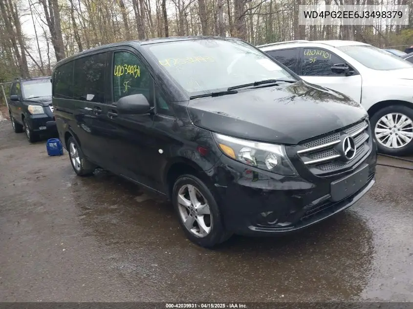 2018 Mercedes-Benz Metris VIN: WD4PG2EE6J3498379 Lot: 42039931