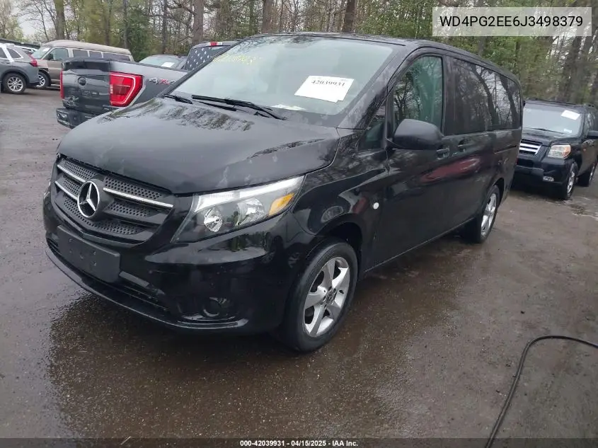 2018 Mercedes-Benz Metris VIN: WD4PG2EE6J3498379 Lot: 42039931