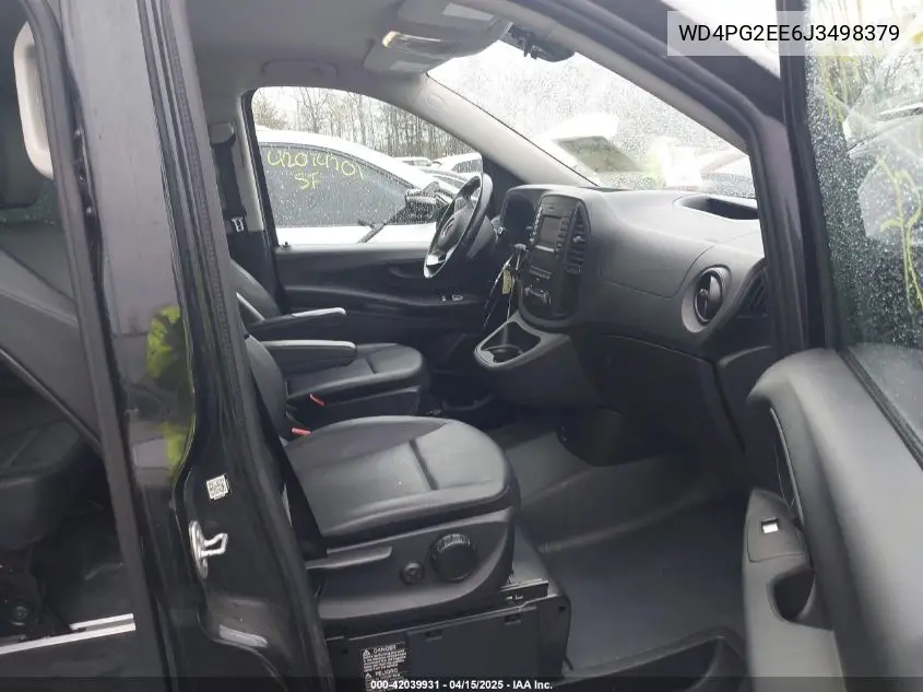 2018 Mercedes-Benz Metris VIN: WD4PG2EE6J3498379 Lot: 42039931