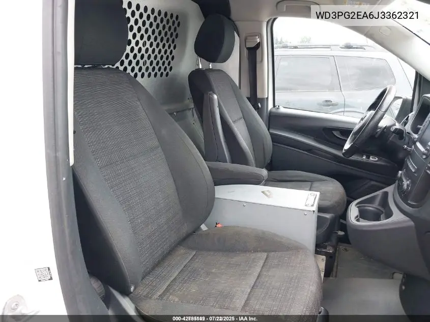 2018 Mercedes-Benz Metris VIN: WD3PG2EA6J3362321 Lot: 42785149