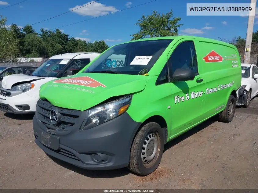 2018 Mercedes-Benz Metris VIN: WD3PG2EA5J3388909 Lot: 42804370