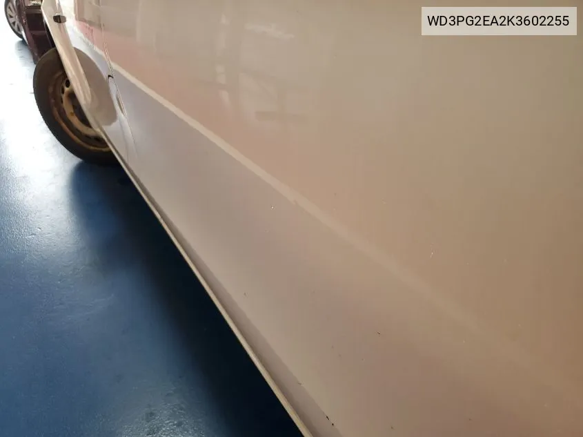 2019 Mercedes-Benz Metris VIN: WD3PG2EA2K3602255 Lot: 41087024