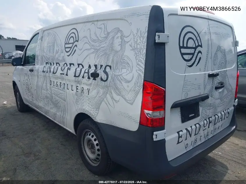 2021 Mercedes-Benz Metris VIN: W1YV0BEY4M3866526 Lot: 42775317