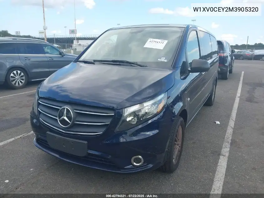 2021 Mercedes-Benz Metris VIN: W1XV0CEY2M3905320 Lot: 42794321