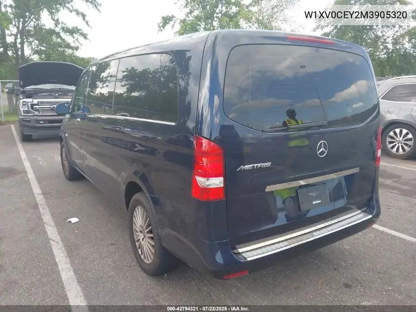 2021 Mercedes-Benz Metris VIN: W1XV0CEY2M3905320 Lot: 42794321