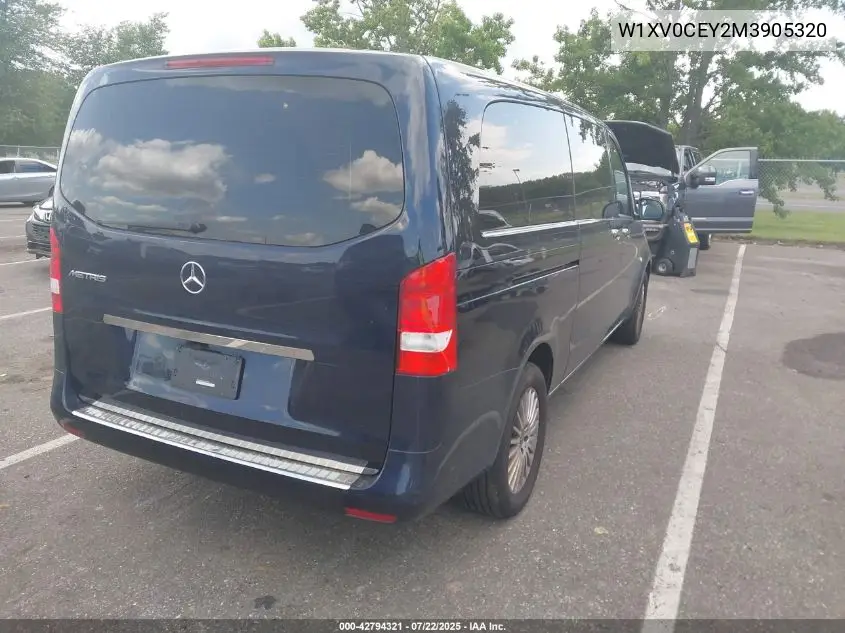 2021 Mercedes-Benz Metris VIN: W1XV0CEY2M3905320 Lot: 42794321