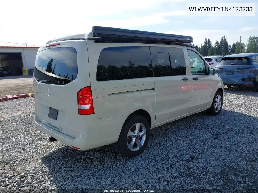 2022 Mercedes-Benz Metris VIN: W1WV0FEY1N4173733 Lot: 42335154