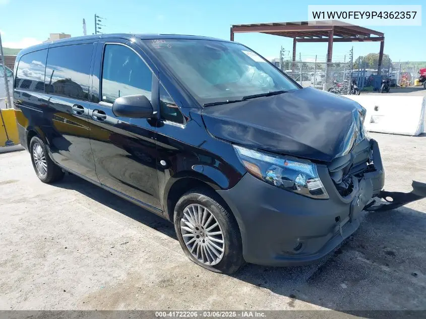 2023 Mercedes-Benz Metris VIN: W1WV0FEY9P4362357 Lot: 41722206